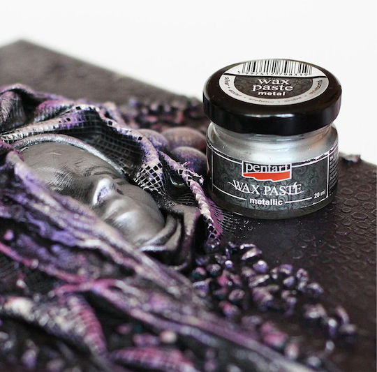 Metallic Wax Paste Pentart Fiery Gold Glossy Covering Decoration 20ml