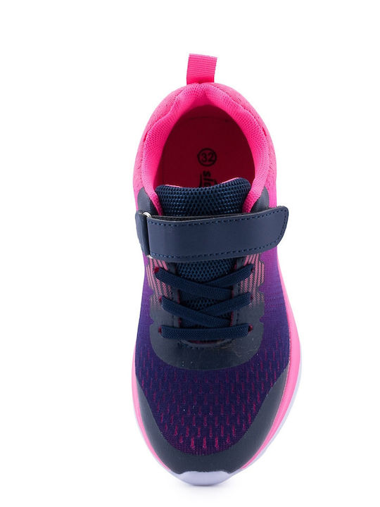 Παιδικά Sneakers με Σκρατς Φούξια