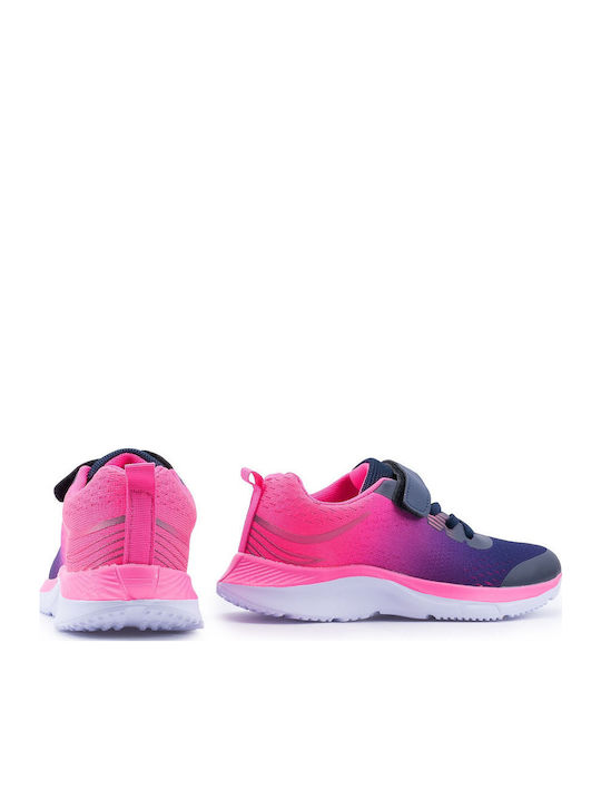 Παιδικά Sneakers με Σκρατς Φούξια