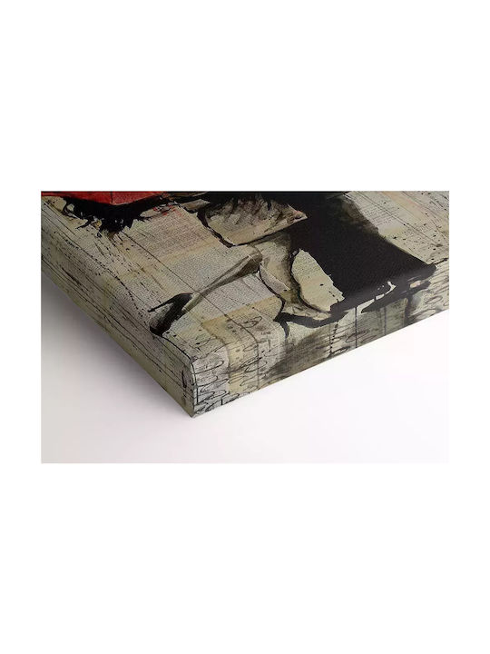 Πίνακας Καμβά Ζευγάρι Ομπρέλα Knv656 45cm X 65cm