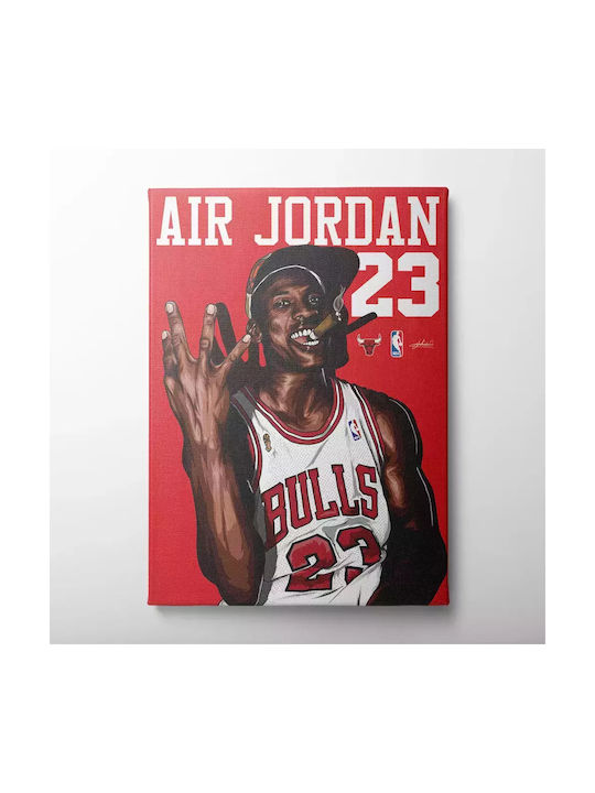 Πίνακας Καμβά Air Jordan 23 X Bulls Knv1598 45cm X 65cm