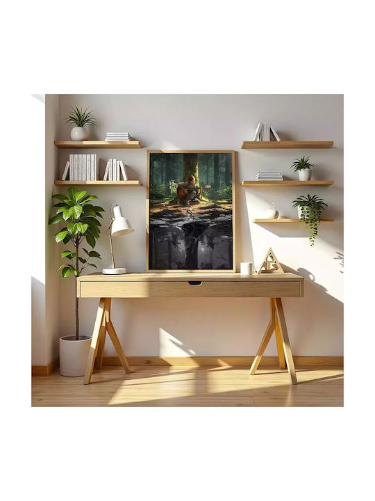 Gaming Poster Last Us Part 2 Gm2306 21cm X 30cm Black Wooden Frame