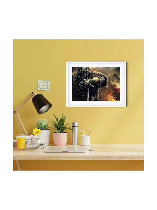 Gaming Poster Dark Souls Gm009 21cm X 30cm Φυσικό Ξύλινο Κάδρο