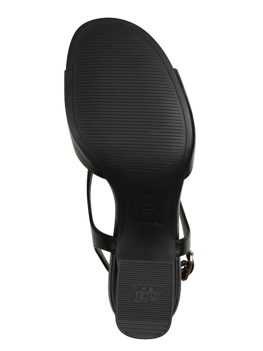 Leather Sandals Black
