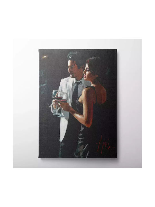 Με Ζευγάρι Πίνακας σε Καμβά 65x95cm
