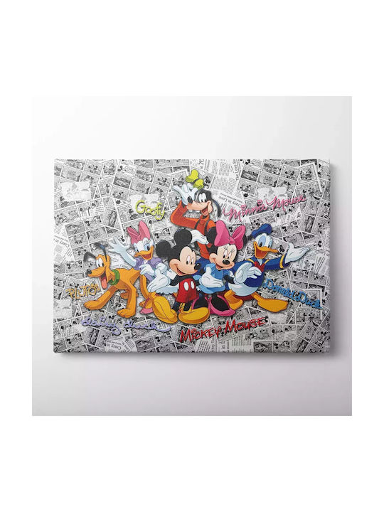 Παιδικός Πίνακας Mickey & Friends 65x95εκ.