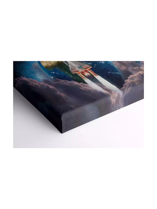 Raumschiff 65x95cm