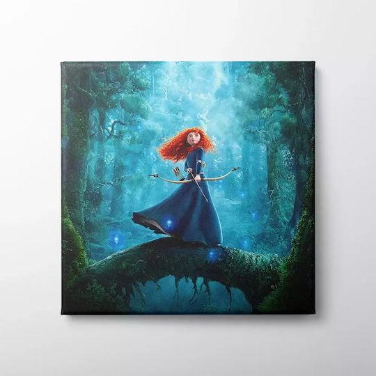 Kids Wall Art Brave 65x65cm