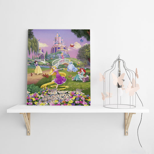 Kids Canvas Wall Painting Disney Princesses 65x95cm