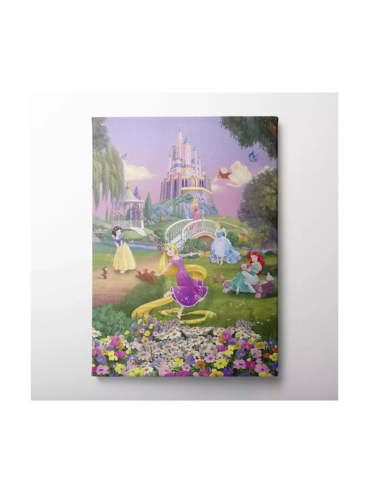 Παιδικός Πίνακας Πριγκίπισσες Disney 45x65εκ.