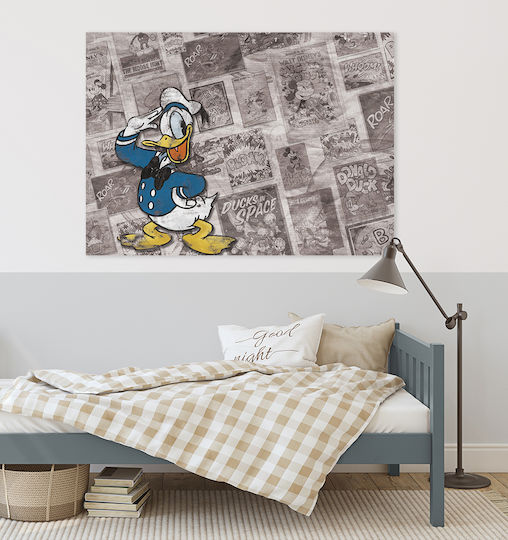 Kids Canvas Wall Painting Donald Duck 30x40cm