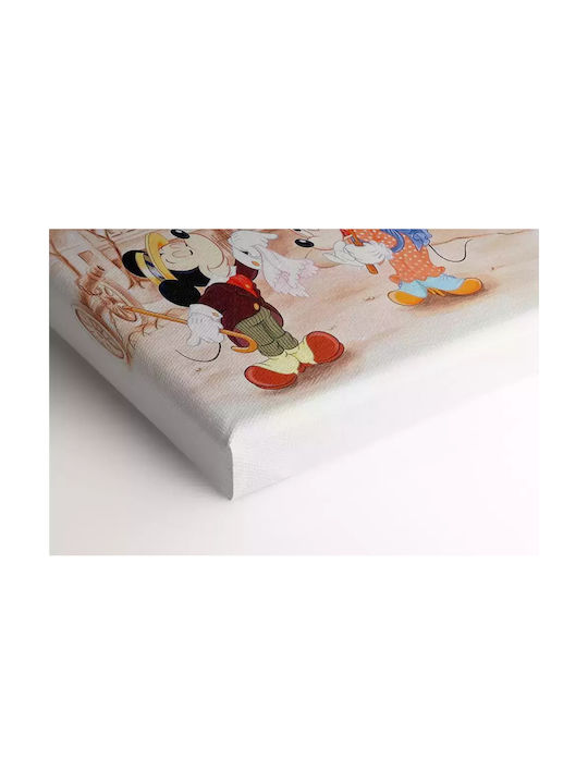 Kids Canvas Wall Painting Mickey & Minnie 80x120cm