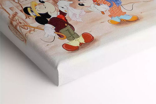 Kids Canvas Wall Painting Mickey & Minnie 80x120cm