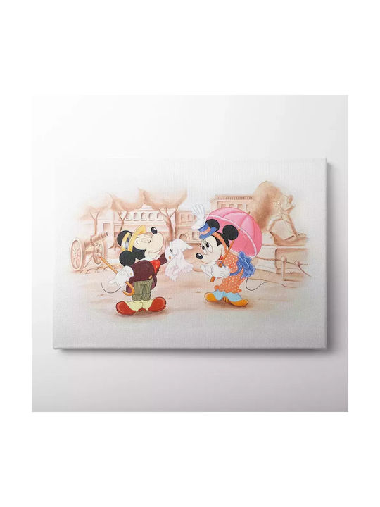 Παιδικός Πίνακας Mickey & Minnie 80x120εκ.