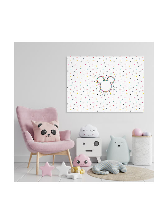 Παιδικός Πίνακας Mickey σε Καμβά 65x95εκ.