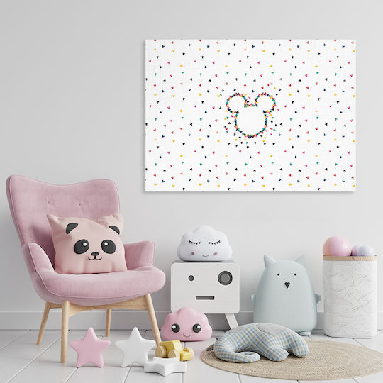 Kids Canvas Wall Painting Mickey 65x95cm