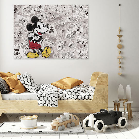 Παιδικός Πίνακας Mickey σε Καμβά 65x95εκ.