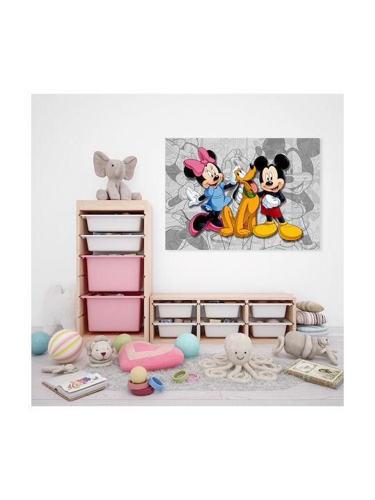 Παιδικός Πίνακας Mickey & Friends σε Καμβά 45x65εκ.