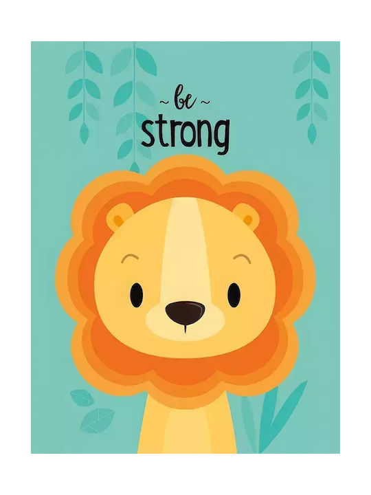 Παιδικό Κάδρο Be Strong 32x23εκ.