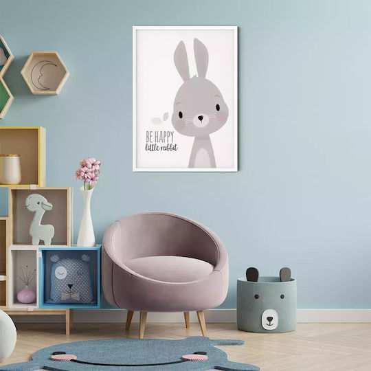 Kids Framed Wall Painting Be Happy 32x23cm