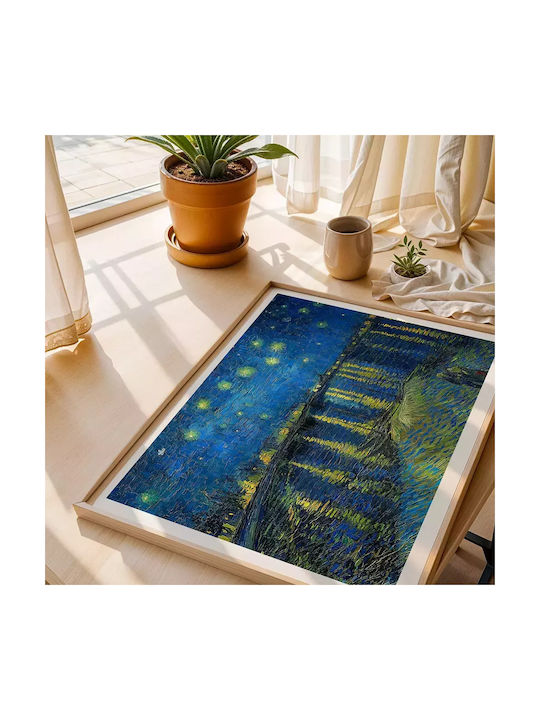 Poster Van Gogh Starry Night Over Rhone Art106 21cm X 30cm