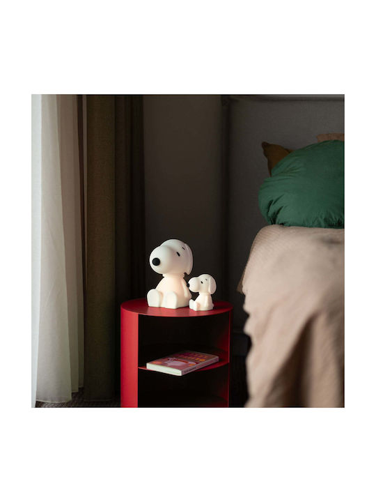 Mr Maria Nachtlicht für das Kinderzimmer LED Snoopy Batterien Weiß