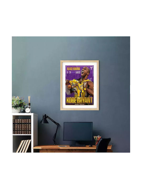 Poster NBA Kobe Bryant Mamba Forever SNK252 21cm x 30cm