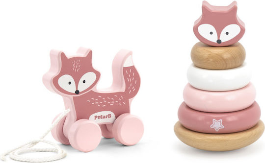 Viga Toys Παιχνίδι Πυραμίδα από Ξύλο για 18+ Μηνών