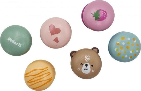 Viga Toys Viga Polarb Ξύλινα Μπισκότα Ζαχαροπλαστείο Σετ Μακαρόν