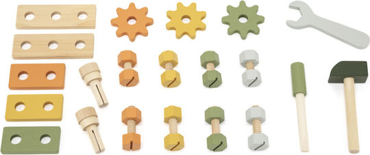 Viga Toys Παιδικός Πάγκος από Ξύλο για 3+ Ετών 30τμχ