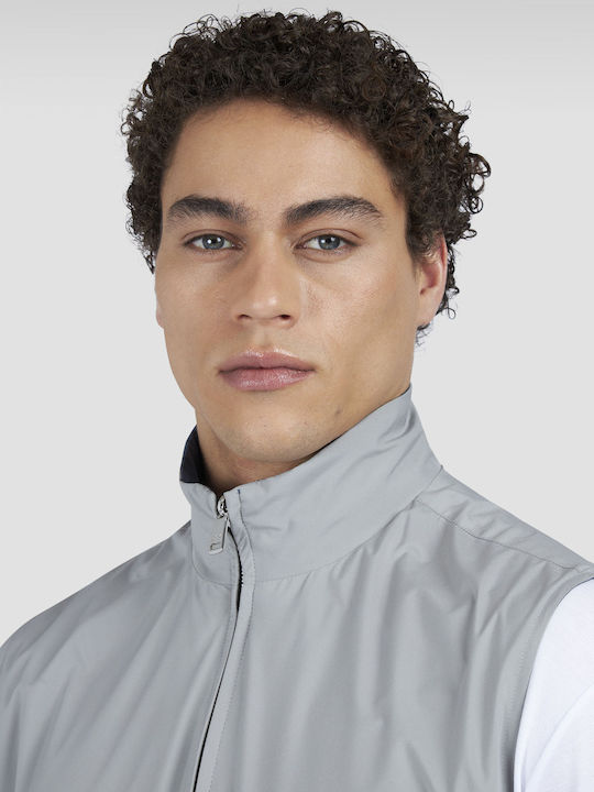 Typhoon Αμάνικο Μπουφάν Διπλής Όψης Grey, Dark Denim