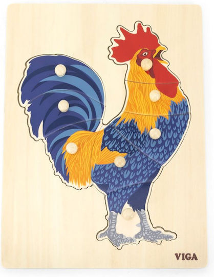Lemnos Puzzle pentru Copii cu Îmbinări Viga Toys