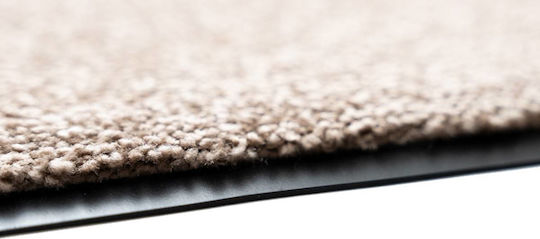 Sdim Fußmatte Teppich mit rutschfester Unterlage Memphis 093 Brown 60x80cm