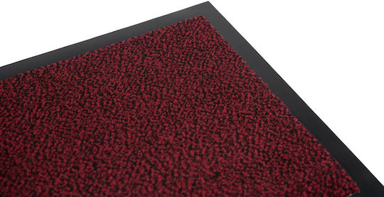 Sdim Fußmatte Teppich mit rutschfester Unterlage Paris 002 Red 60x90cm