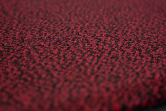 Sdim Fußmatte Teppich mit rutschfester Unterlage Paris 002 Red 60x90cm