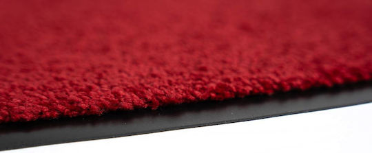 Sdim Fußmatte Teppich mit rutschfester Unterlage Memphis 015 Red 60x80cm