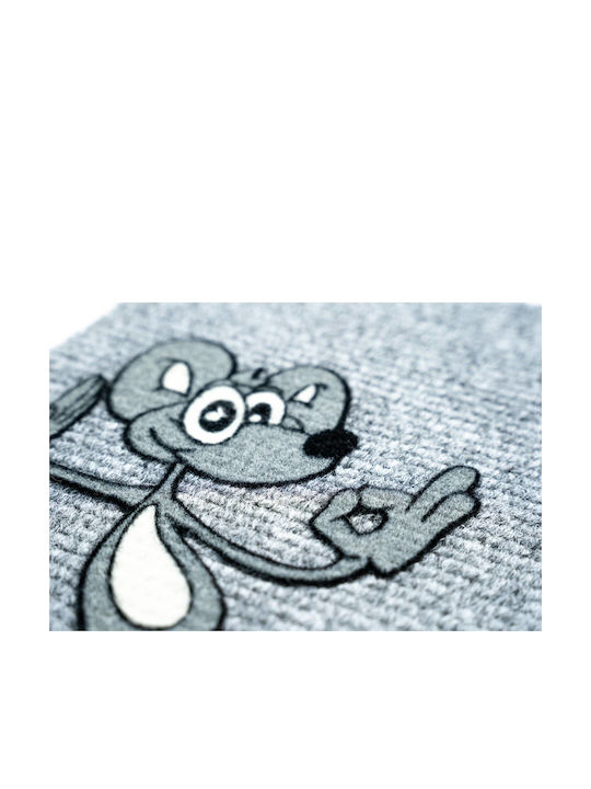 Sdim Πατάκι Εισόδου Μοκέτα Flocky 069 Happy Mouse 40x60εκ. Πάχους 5mm