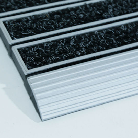 San Lorentzo Entrance Mat Metallic Gray 40x60cm