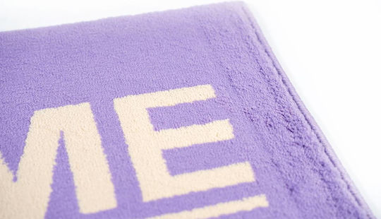 Sdim Covor de Intrare Mochetă cu Suport Antiderapant Fashion Home Violet 40x67buc Grosime 12mm