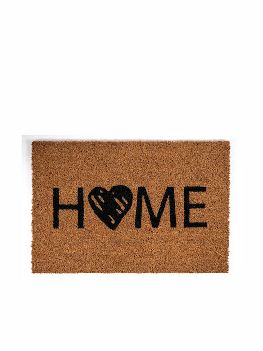 Sdim Entrance Mat made of Coir with Anti-slip Backing Home Coffee 40x60cm Thickness 15mm