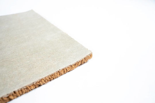 Sdim Fußmatte aus Kokosnussfasern mit rutschfester Unterlage Home Coffee 40x60cm Dicke 15mm