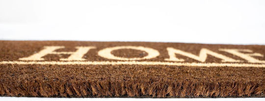 Sdim Entrance Mat made of Coir with Anti-slip Backing Trend-XS 006 Home Brown 26x75cm Thickness 15mm