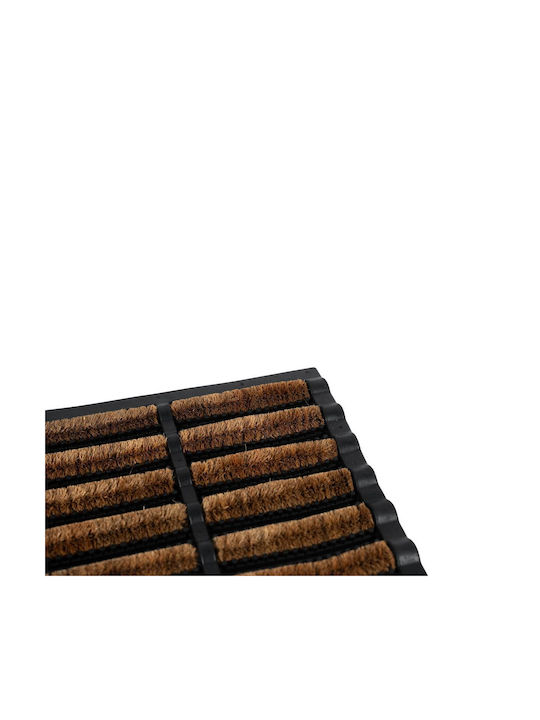 Sdim Entrance Mat Coir Rubber Non-Slip Backing Mudbuster 005 Natural 45x75cm
