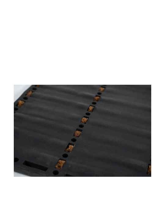 Sdim Entrance Mat Coir Rubber Non-Slip Backing Mudbuster 005 Natural 45x75cm
