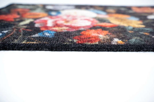 Sdim Eingangsmatte Teppich Rutschfeste Rückseite Vision 910 Fröhliche Blumen 40x80cm Dicke 8mm