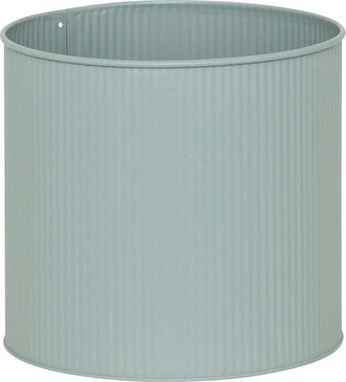 Atmosphera Planter Metal Turquoise with Stand 30x30x44.3cm.