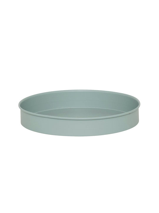Atmosphera Planter Metal Turquoise with Stand 30x30x44.3cm.