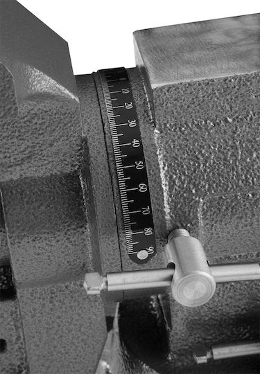 Neo Tools Rotating Countertop Vise Made of Cast Iron with Maximum Opening 100mm