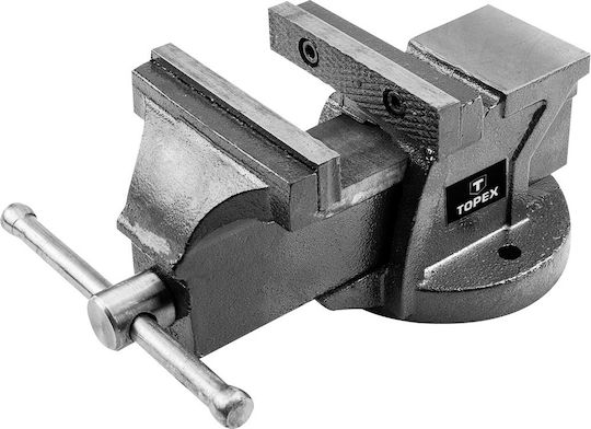 Topex Fixed Vise for Countertop Made of Cast Iron with Maximum Opening of 75mm