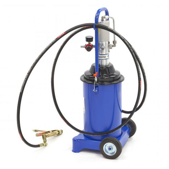 Pompa pneumatică de unsoare portabilă cu aer pe roți 12l 300-400bar Hbm
